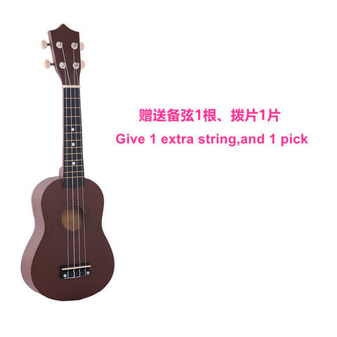 SevenAngel Ukulele 21 inch Children Ukelele Soprano 4 Strings Hawaiian Spruce Basswood Guitar Uke Kids Gift  Music Instrument