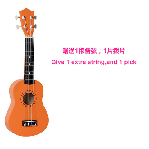 SevenAngel Ukulele 21 inch Children Ukelele Soprano 4 Strings Hawaiian Spruce Basswood Guitar Uke Kids Gift  Music Instrument