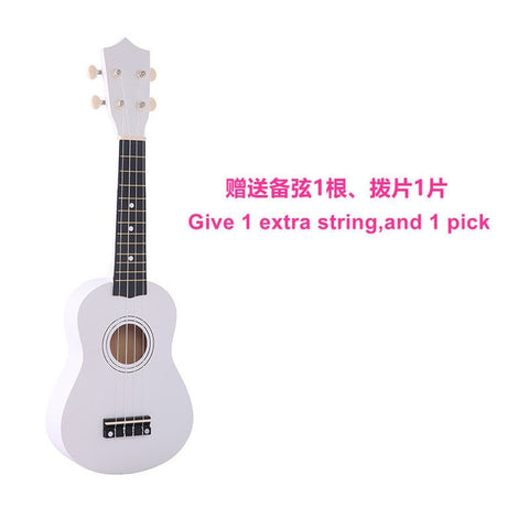 SevenAngel Ukulele 21 inch Children Ukelele Soprano 4 Strings Hawaiian Spruce Basswood Guitar Uke Kids Gift  Music Instrument