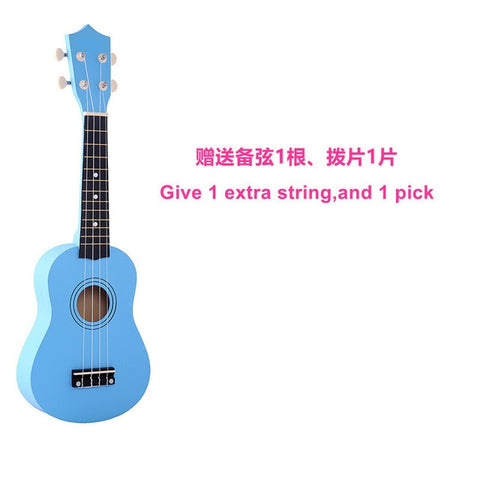 SevenAngel Ukulele 21 inch Children Ukelele Soprano 4 Strings Hawaiian Spruce Basswood Guitar Uke Kids Gift  Music Instrument