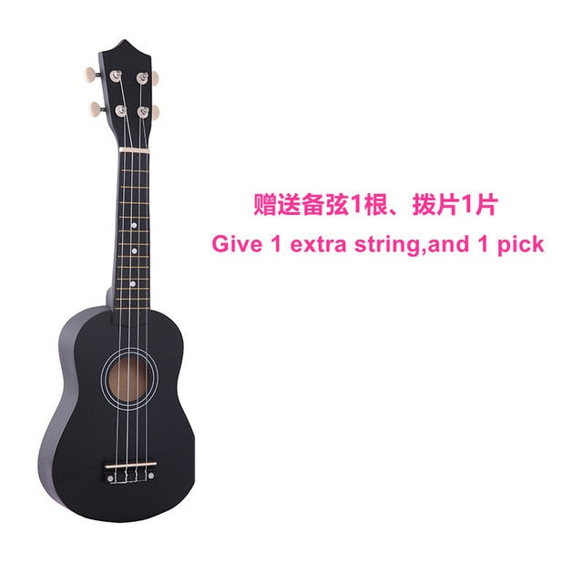 SevenAngel Ukulele 21 inch Children Ukelele Soprano 4 Strings Hawaiian Spruce Basswood Guitar Uke Kids Gift  Music Instrument