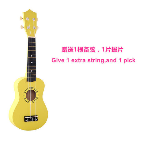 SevenAngel Ukulele 21 inch Children Ukelele Soprano 4 Strings Hawaiian Spruce Basswood Guitar Uke Kids Gift  Music Instrument