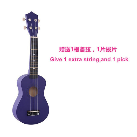 SevenAngel Ukulele 21 inch Children Ukelele Soprano 4 Strings Hawaiian Spruce Basswood Guitar Uke Kids Gift  Music Instrument