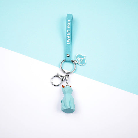 2019 New Fashion Cute Dinosaur Keychain Key Ring Cat Fashion Cartoon Key Chain Creative Car Bag Phone Key Ring