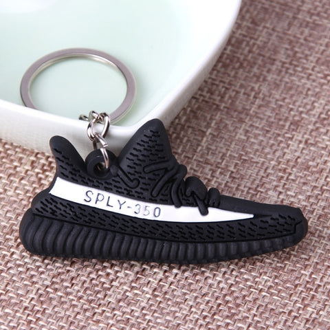 Mini Silicone SPLY-350 V2 Shoes Keychain Woman Men Kids Key Ring Gift Porte Clef Sneaker Key Chain