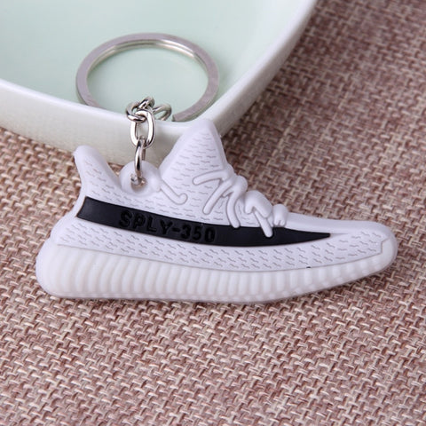 Mini Silicone SPLY-350 V2 Shoes Keychain Woman Men Kids Key Ring Gift Porte Clef Sneaker Key Chain