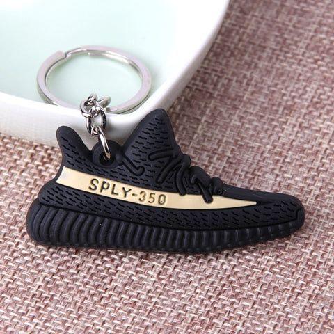 Mini Silicone SPLY-350 V2 Shoes Keychain Woman Men Kids Key Ring Gift Porte Clef Sneaker Key Chain