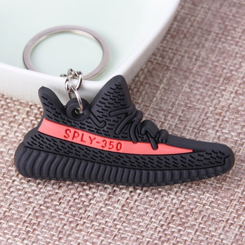 Mini Silicone SPLY-350 V2 Shoes Keychain Woman Men Kids Key Ring Gift Porte Clef Sneaker Key Chain