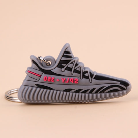 Mini Silicone SPLY-350 V2 Shoes Keychain Woman Men Kids Key Ring Gift Porte Clef Sneaker Key Chain