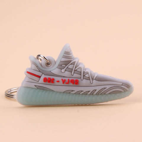 Mini Silicone SPLY-350 V2 Shoes Keychain Woman Men Kids Key Ring Gift Porte Clef Sneaker Key Chain