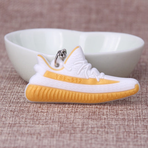 Mini Silicone SPLY-350 V2 Shoes Keychain Woman Men Kids Key Ring Gift Porte Clef Sneaker Key Chain