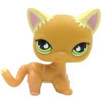 pet shop toys rare stands little short hair kitten pink #2291 grey #5 black #994 old original kitty  figure collection