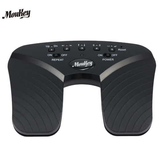 Moukey Wireless Page Turner Pedal for Tablets Ipad App Controls Hands Free Reading Page Turns 10M Bluetooth Range Turning Pedal