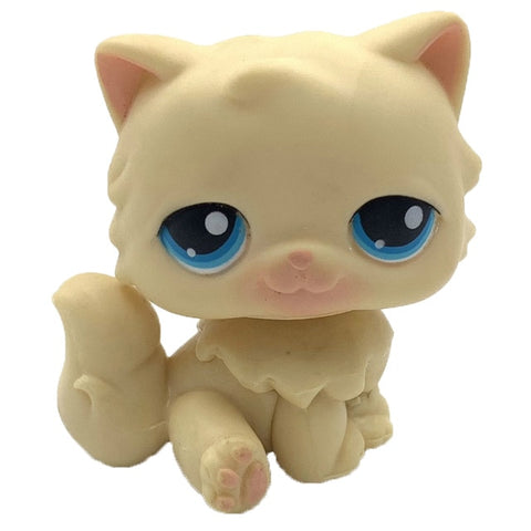 rare pet shop toys mini stands short hair kitten old figures collection original cute animal