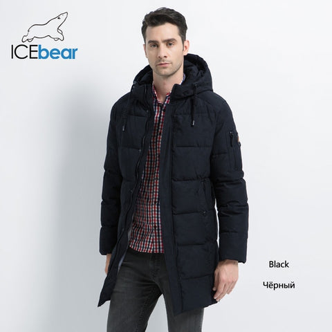 ICEbear 2019 New Winter Men's Jacket High Quality Men's Coat Thick Warm Male Cotton Clothing Brand Man Apparel MWD17933I