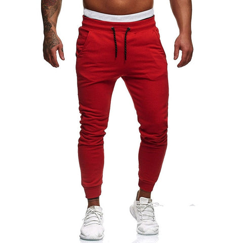 Men's Fitness Training Large Size Sports Warm Pants Jogger Men's Fashion Casual Feet Sports Pants Weight Loss Bottoms Sportswear