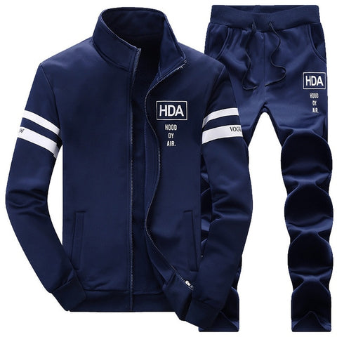 BOLUBAO Tracksuits Men Sweatshirt Sporting Sets Winter Jacket + Pants Casual Clothing Men's Track Suit Sportswear Coat