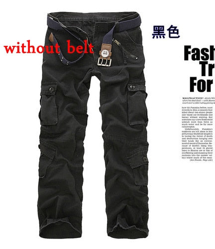 Hot sale free shipping men cargo pants camouflage  trousers military pants for man 7 colors