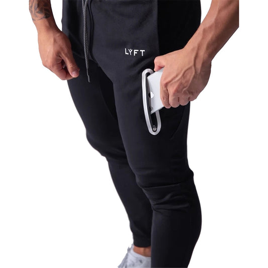 New Jogging Pants Men Sport Sweatpants Running Pants Men Joggers Cotton Trackpants Slim Fit Pants Bodybuilding Trouser 20CK01-2