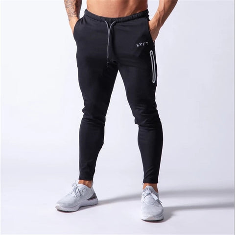 New Jogging Pants Men Sport Sweatpants Running Pants Men Joggers Cotton Trackpants Slim Fit Pants Bodybuilding Trouser 20CK01-2