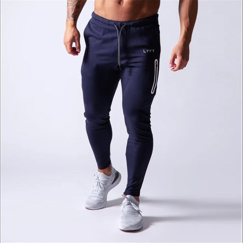 New Jogging Pants Men Sport Sweatpants Running Pants Men Joggers Cotton Trackpants Slim Fit Pants Bodybuilding Trouser 20CK01-2