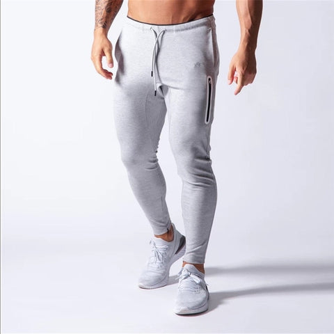 New Jogging Pants Men Sport Sweatpants Running Pants Men Joggers Cotton Trackpants Slim Fit Pants Bodybuilding Trouser 20CK01-2