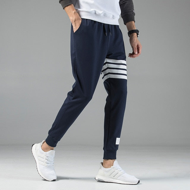 2019 Autumn New Men's Casual Sweatpants Solid High Street Trousers Men Joggers Oversize Brand High Quality Men's Pants 4XL