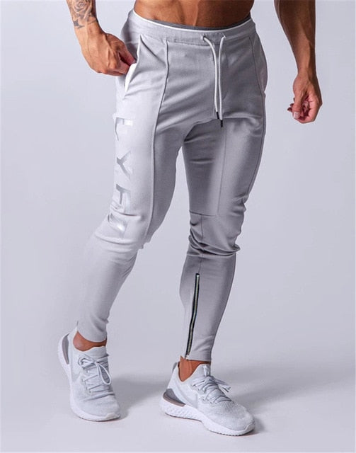 New Jogging Pants Men Sport Sweatpants Running Pants GYM Pants Men Joggers Cotton Trackpants Slim Fit Pants Bodybuilding Trouser