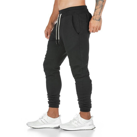 Joggers Sweatpants Men Casual Pants Solid Color Gyms Fitness Workout Sportswear Trousers Autumn Winter Male Crossfit Track Pants