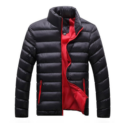 Winter Jacket Men 2020 Fashion Stand Collar Male Parka Jacket Mens Solid Thick Jackets and Coats Man Winter Parkas M-6XL