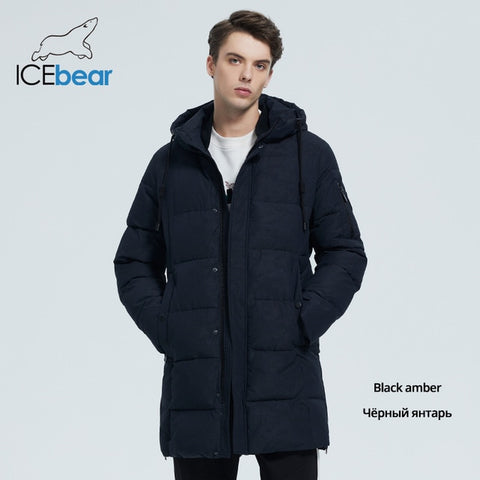 ICEbear 2020 new men's winter coat high-quality men's jacket windproof warm hooded parkas MWD20933I