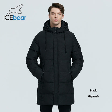 ICEbear 2020 new men's winter coat high-quality men's jacket windproof warm hooded parkas MWD20933I