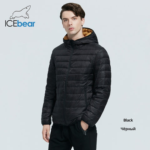 ICEbear 2020 New lightweight men's down coat stylish casual men jacket male hooded apparel  brand men clothing MWY19998D