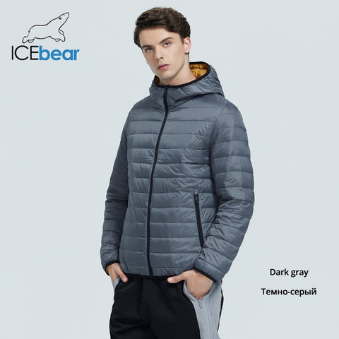 ICEbear 2020 New lightweight men's down coat stylish casual men jacket male hooded apparel  brand men clothing MWY19998D