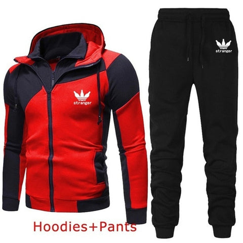 Autumn Winter Men's Sets Brand Sportswear Tracksuits 2 Piece Sets Men's Clothes Hoodies+Pants Sets Male Streetswear Coat Jackets