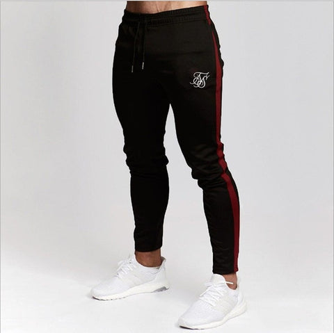 Men's high-quality Sik Silk brand polyester trousers fitness casual trousers daily training fitness casual sports jogging pants