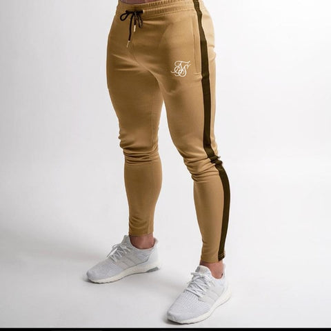 Men's high-quality Sik Silk brand polyester trousers fitness casual trousers daily training fitness casual sports jogging pants