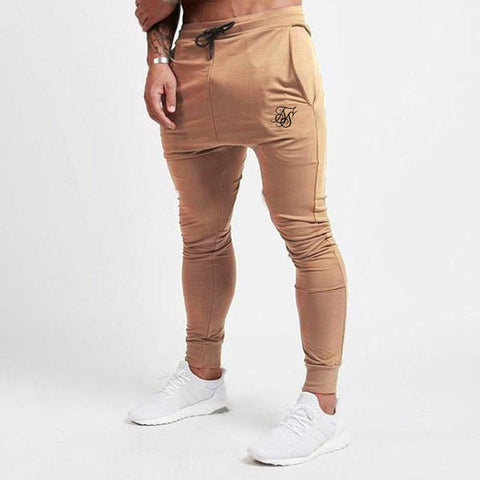 Men's high-quality Sik Silk brand polyester trousers fitness casual trousers daily training fitness casual sports jogging pants