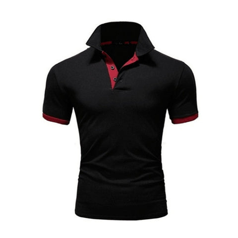 Summer short Sleeve Polo Shirt men fashion polo shirts casual Slim Solid color business men's polo shirts men's clothing