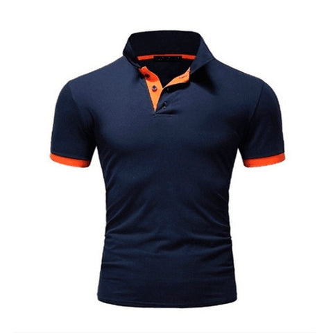 Summer short Sleeve Polo Shirt men fashion polo shirts casual Slim Solid color business men's polo shirts men's clothing