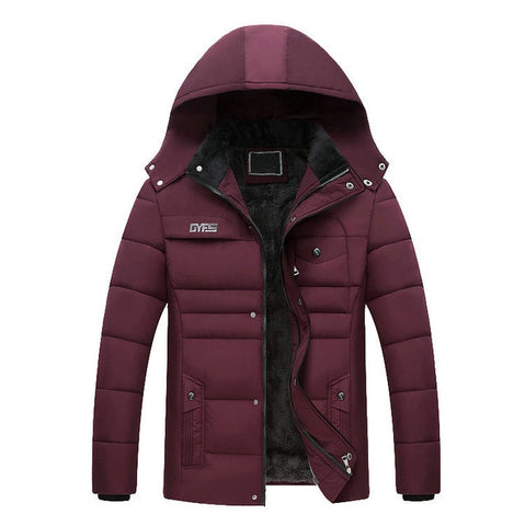 New Winter Jacket Men -20 Degree Thicken Warm Men Parkas Hooded Coat Fleece Man's Jackets Outwear Jaqueta Masculina