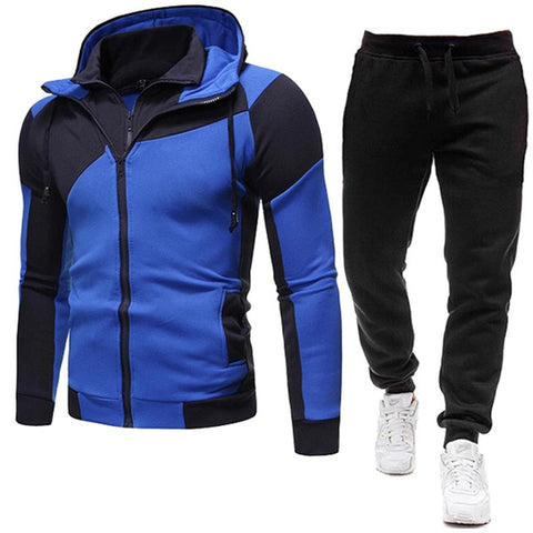 Autumn Winter Men's Sets Brand Sportswear Tracksuits 2 Piece Sets Men's Clothes Hoodies+Pants Sets Male Streetswear Coat Jackets