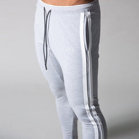 Men Pants Fitness Casual Elastic Pants men Bodybuilding Clothing Casual Navy Military Sweatpants Joggers Pants 20CK21