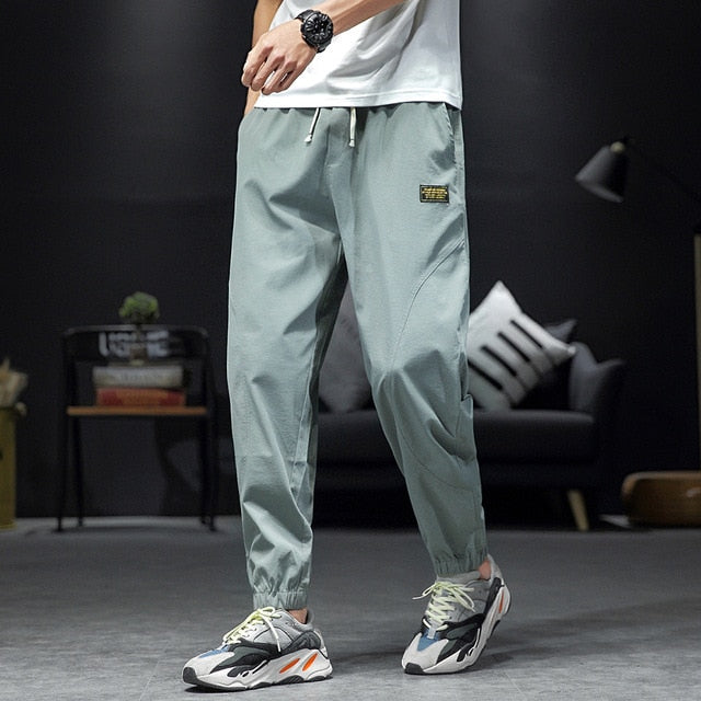 Pioneer Camp 2020 Spring New Jogger Pants Men 100%cotton Drawstring Comfortable Elastic Waist Sweatpants AZZ0107025