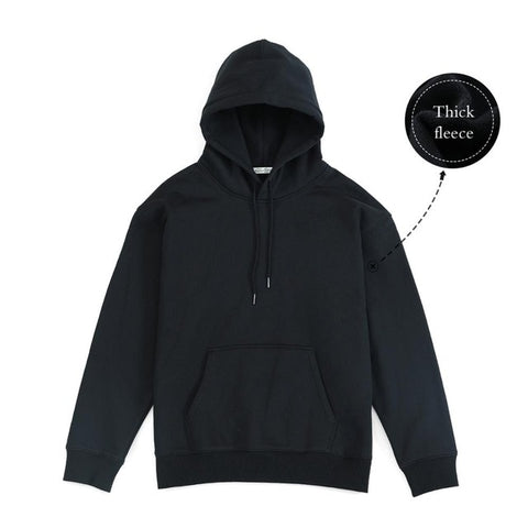 SIMWOOD 2020 Autumn Winter New Hooded Hoodies Men thick 360g fabric solid basic sweatshirts quality jogger  texture  pullovers