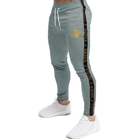 Mens Joggers Sweatpants Sik Silk Fitness Elastic Trousers Hip Hop Skinny Tracksuit Siksilk Pant Men Casual Silk Silk Track Pants