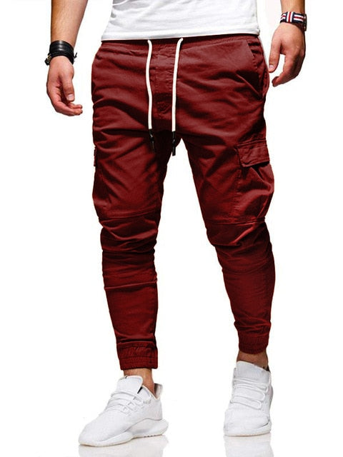 Men Pants thin New Fashion Casual  Jogger Pants  Fitness Bodybuilding Gyms Pants Sweatpants Trousers