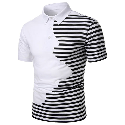 Men Polo Men Shirt Short Sleeve Polo Shirt Contrast Color Polo New Clothing Summer Streetwear Casual Fashion Men tops