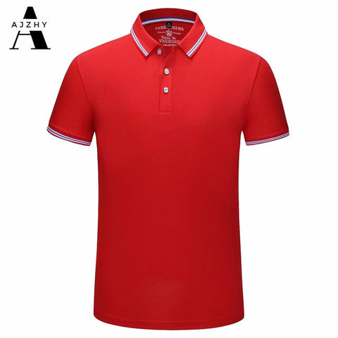 Casual Polo Shirt Men Fashion Solid Summer Brands Polo Shirts Women Breathable Golf Jersey Sports Polos Cotton 65% Polyester 35%