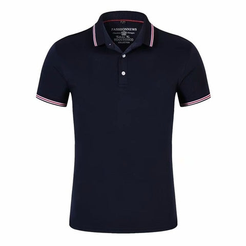 Casual Polo Shirt Men Fashion Solid Summer Brands Polo Shirts Women Breathable Golf Jersey Sports Polos Cotton 65% Polyester 35%